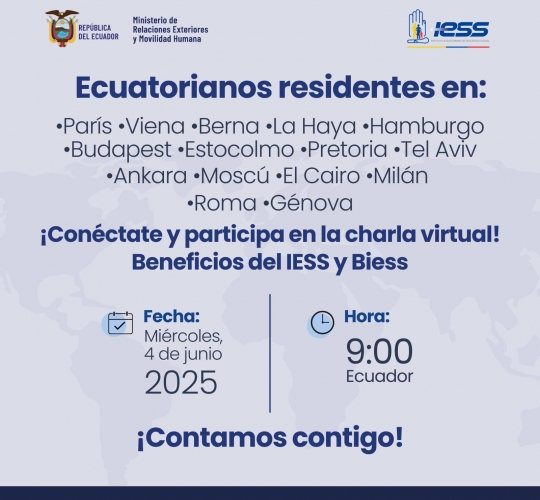CHARLA VIRTUAL BENEFICIOS IESS Y BIESS CHARLA VIRTUAL BENEFICIOS IESS Y BIESS