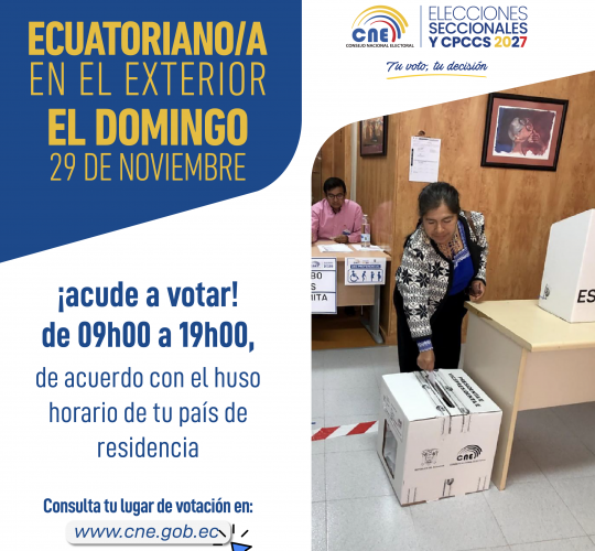 ELECCIONES 29 DE NOVIEMBRE 2026
