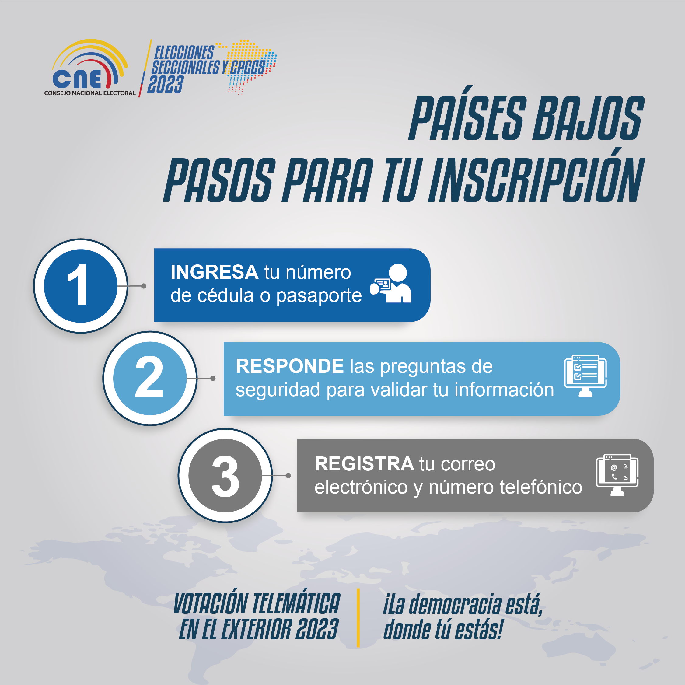 INSCRIPCIÓN VOTO TELEMÁTICO 2023 INSCRIPCIÓN VOTO TELEMÁTICO 2023