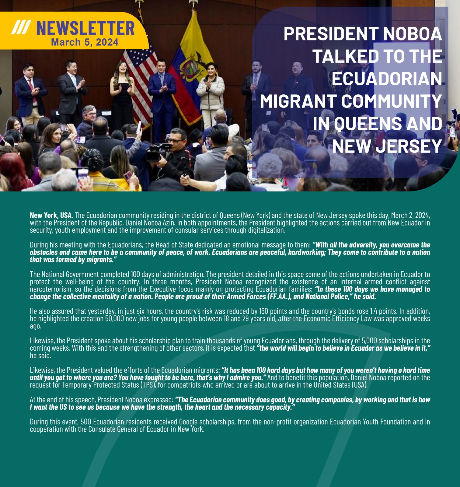 Newsletter 05/03/2024